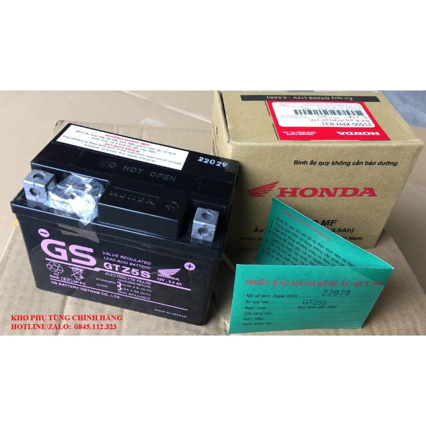 Bình ắc quy GTZ5S
