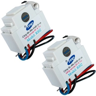 Bộ 2 công tắc học tín hiệu đk từ xa IR-RF TPE RI02 - mặt panasonic
