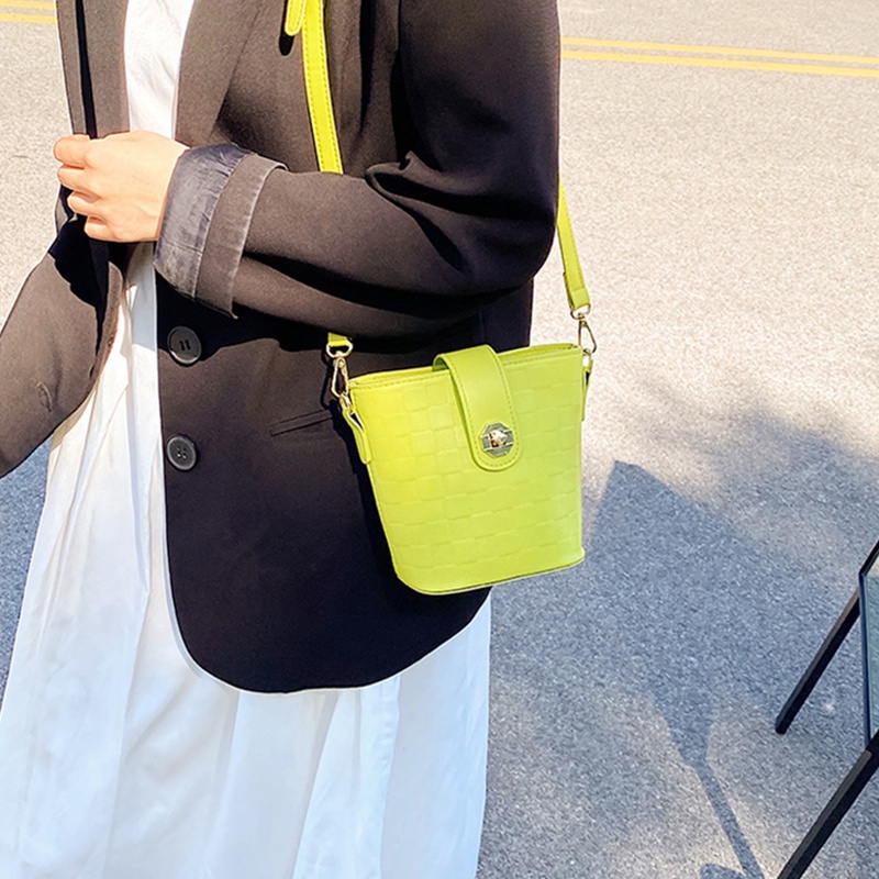 Túi đeo vai IELGY cao cấp màu trơn cho nữ