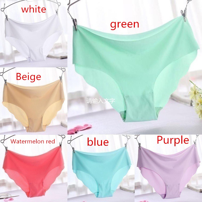 Quần lót màu trơn giấu đường may cho nữ