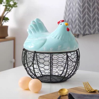 (Order) Rổ đựng trứng hình con gà đa năng