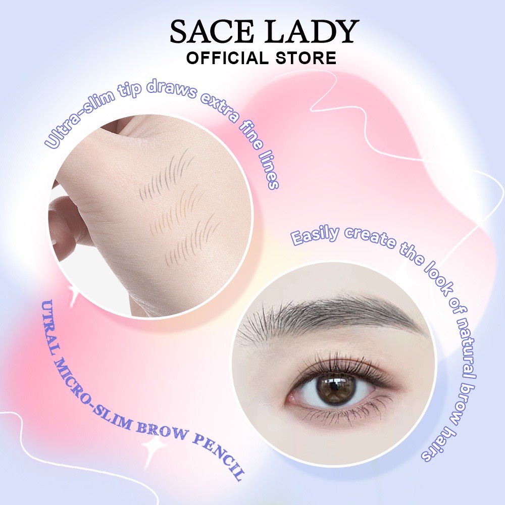 Chì kẻ lông mày SACE LADY chống nước lâu trôi 0.1g - SL355
