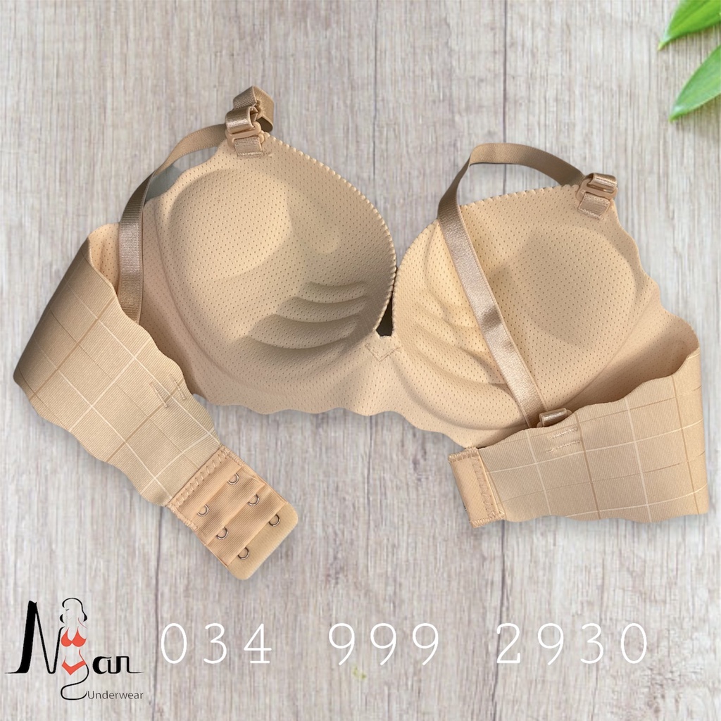 Áo ngực su nâng ngực tạo khe kẻ sọc - Hàng bán chạy nhất - NGAN HOUSE - CHUYÊN ĐỒ LÓT 🍑