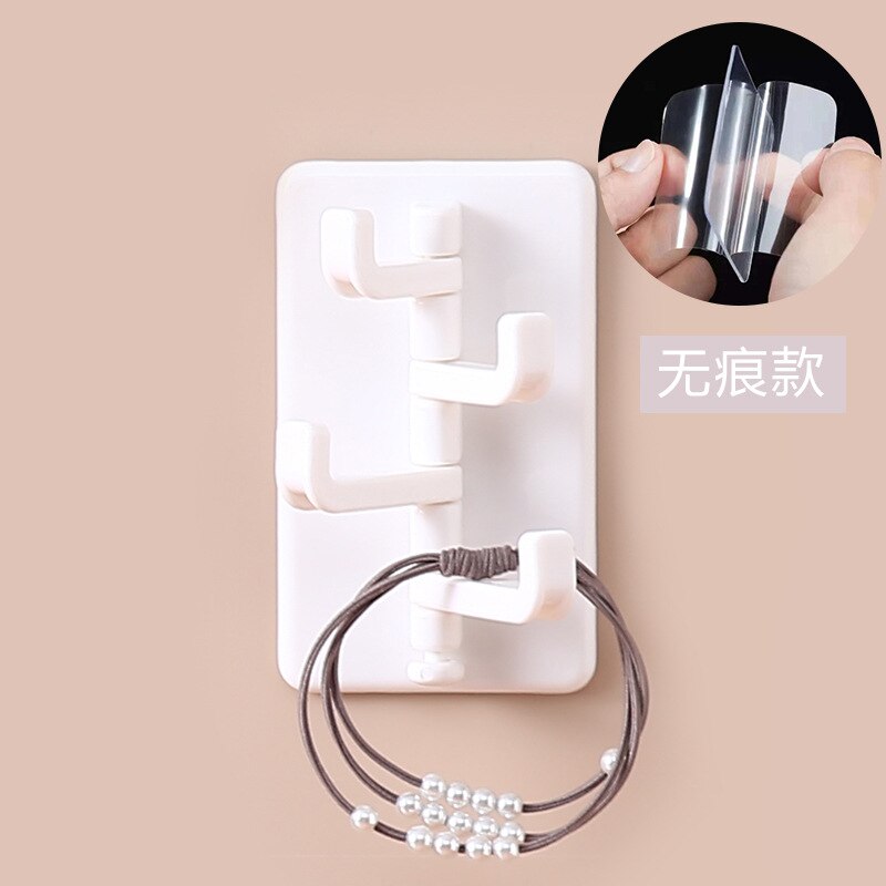 Móc nhựa treo đồ gắn tường tiết kiệm không gian tiện dụng
