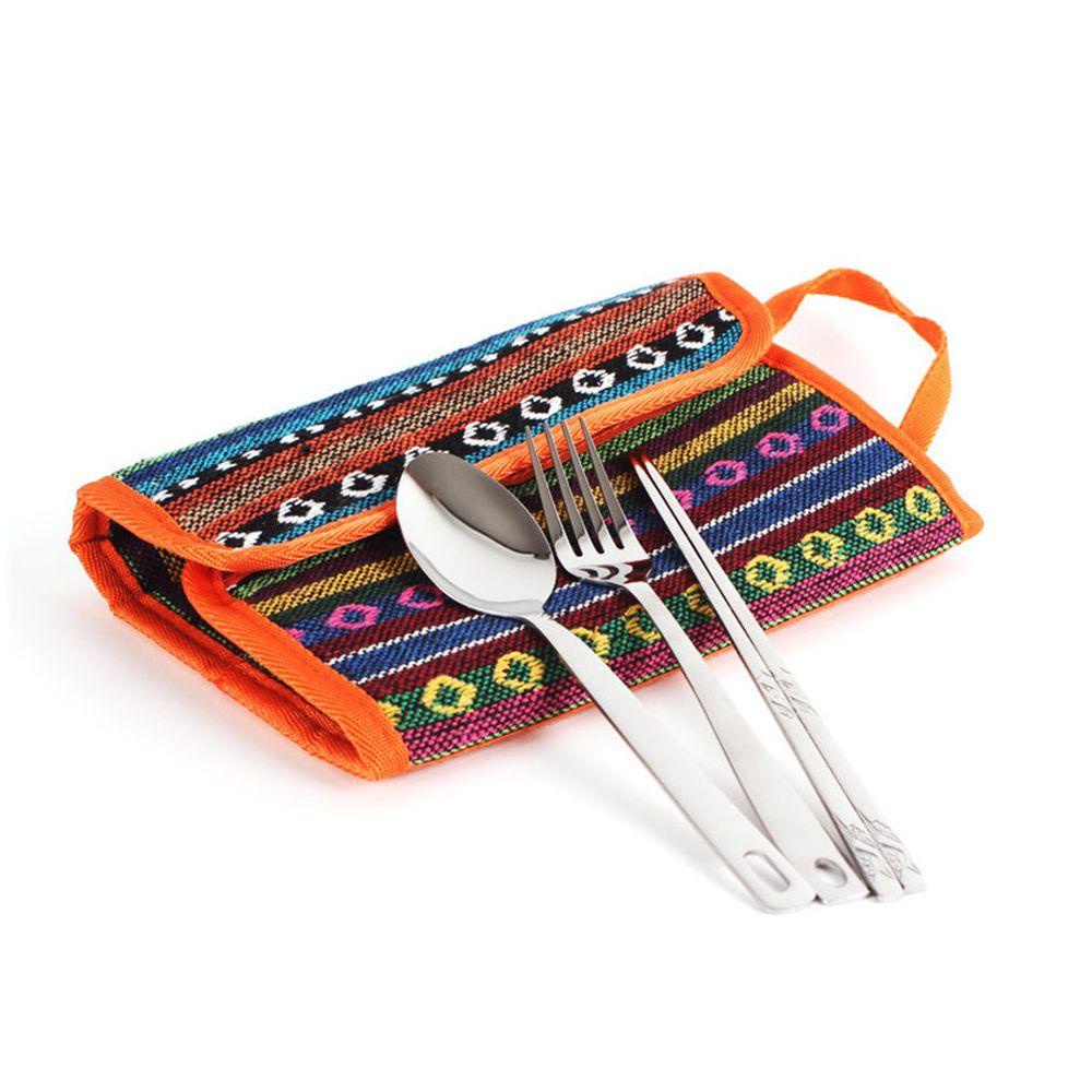 MUVAKO Túi Đựng Dao Nĩa Di Động Tiện Dụng Mang Theo Du Lịch Cắm Trại