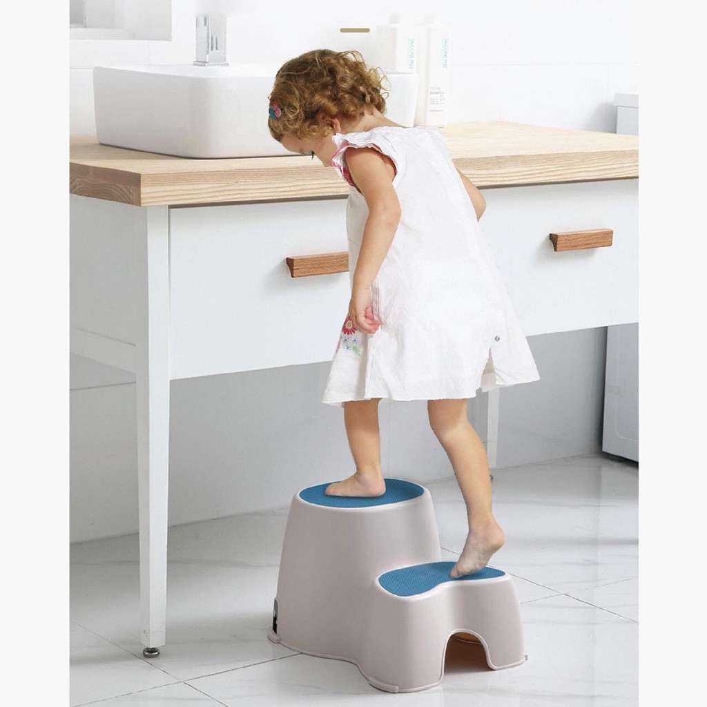 Ghế bậc kê chân toilet, bồn cầu cho bé khi đi vệ sinh Holla cao cap chinh hang