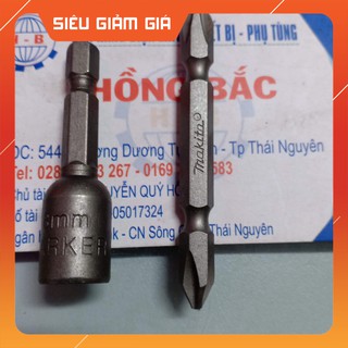 Bộ 01 Mũi Bắn Vít 2 Đầu  65mm 01 Đầu bắn tôn BARKER TT002 8mm