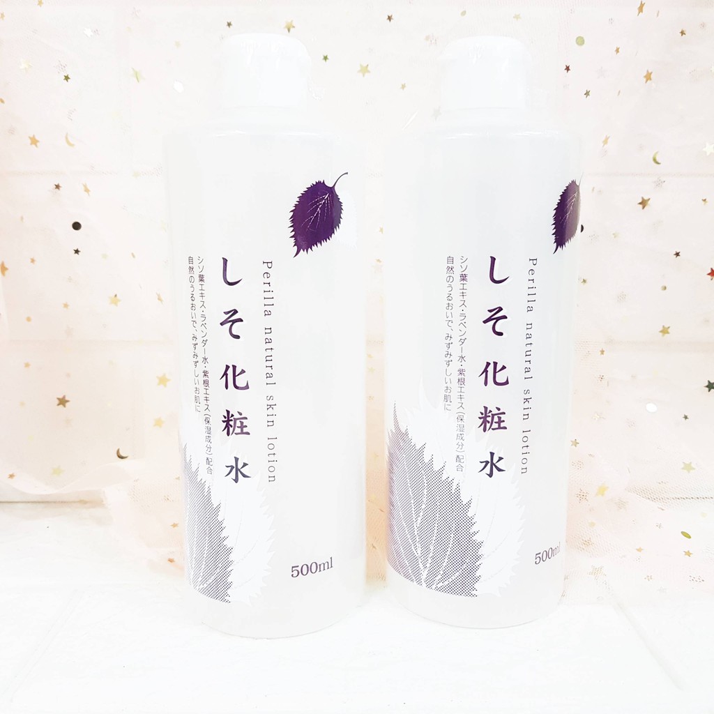 Toner Lotion Nước Hoa Hồng Tía Tô Dokudami 500ml Nhật Bản