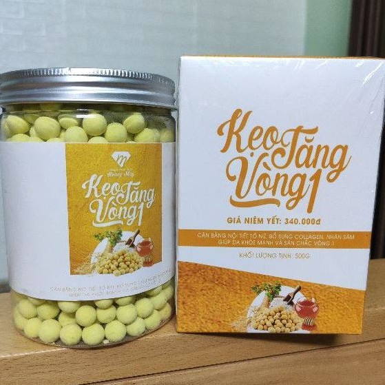 ❤️Kẹo Tăng Vòng 1_Hoàng Mây _ An Toàn Hiệu Quả _ Hộp 500gr❤️