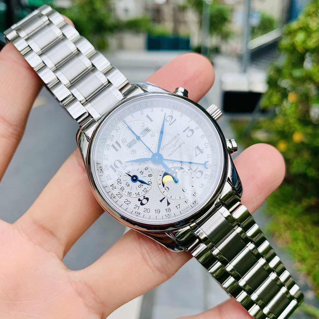 Đồng hồ nam chính hãng Longines Master Collection Moonphase L2.673.4.78.6 - Máy cơ tự động - Kính Sapphire