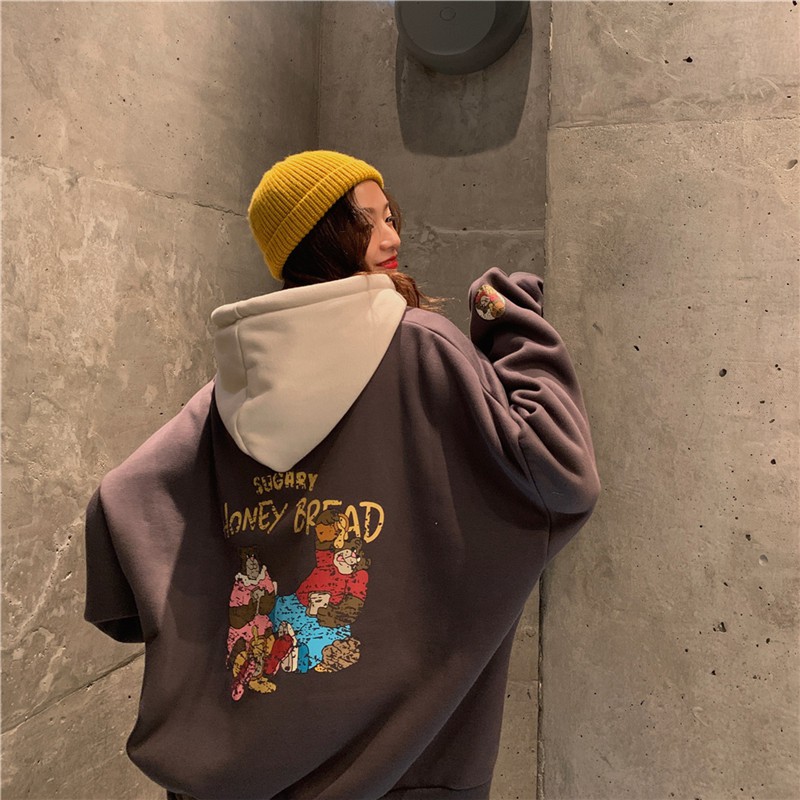 Áo hoodie nữ form rộng, áo hoodie nữ unisex thời trang ulzzang hàn quốc | BigBuy360 - bigbuy360.vn