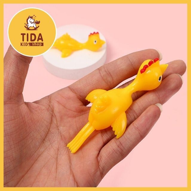 Gà Cao Su Bắn Vui Chơi Giải Trí Xả Stress ⚡ HOT TREND ⚡ Gà Dính Tường Siêu Hot Vui Nhộn, Đồ Chơi Giải Trí TiDa Kids Shop