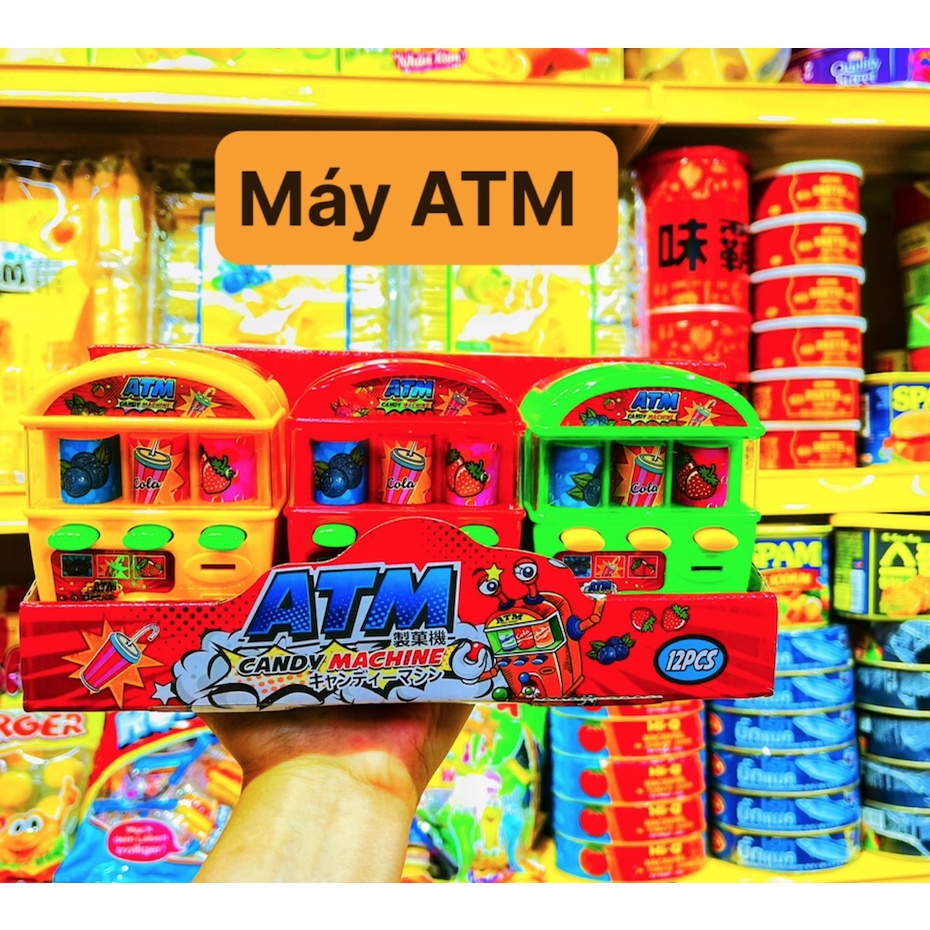 [LẺ 1 MÁY BẮN KẸO] Kẹo Đồ Chơi Candy Machine (Máy ATM - Máy Bán Kẹo Gum - Máy Bán Nước Ngọt - Máy Jackpot)