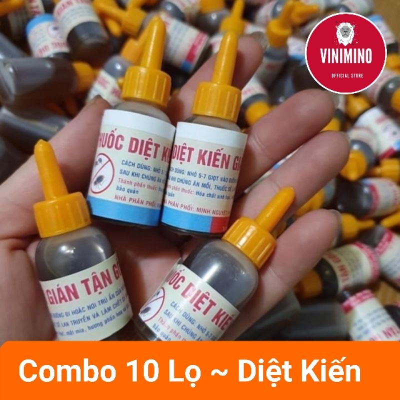 Combo 10 lọ diệt kiến gián sinh học - An toàn tuyệt đối | Vinimino Store