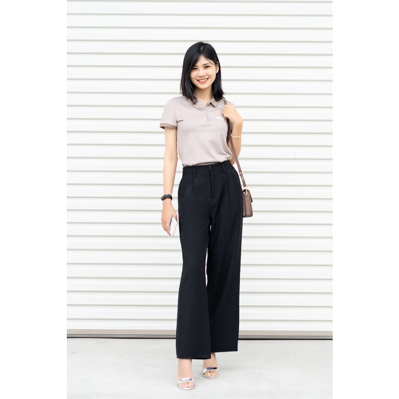 Áo Polo Nữ  YODY Mắt Chim Cotton Thoáng Mát, Trẻ Trung, Năng Động, Độ Bền Cao - APN3340