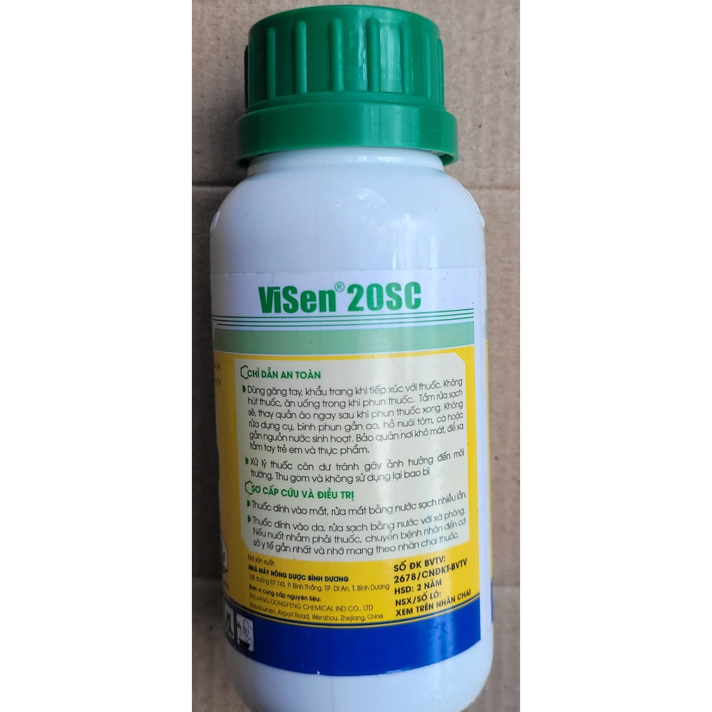 Thuốc trừ bệnh Visen 20SC 240ml Vipesco Đặc trị vi khuẩn