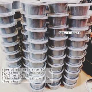 BỘT TRẮNG RĂNG THAN TRE
