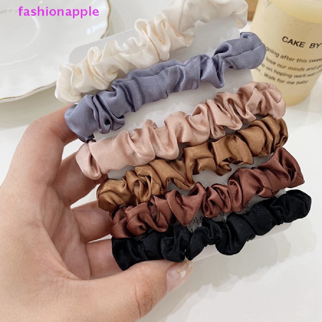 Set 6 Dây Buộc Tóc Co Giãn Cho Nữ