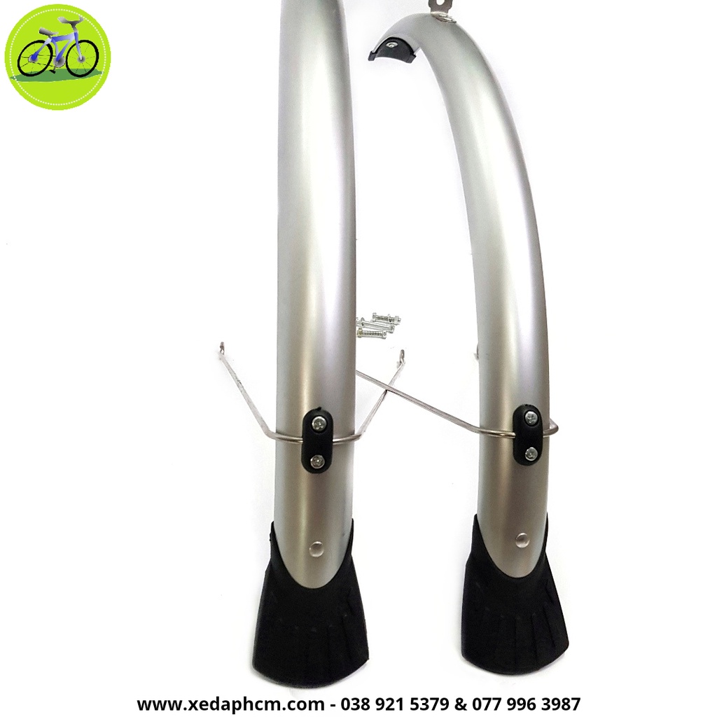 Dè chắn bùn full bánh xe đạp thể thao - vè lắp cho xe bánh 24, 26 inch , 700c touring cuộc đua