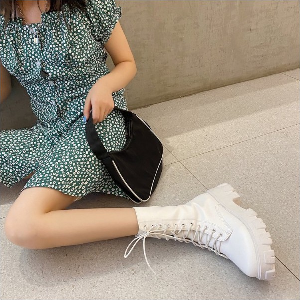 Giày Bốt Martin Đế Dày Phong Cách Retro Dễ Phối Đồ Hợp Thời Trang
