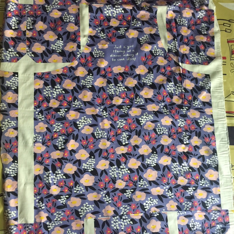 vải canvas tạp dề