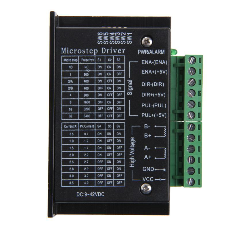 Bộ điều khiển động cơ bước 4A 4 trục 9 ~ 40V Micro-Step CNC TB6600