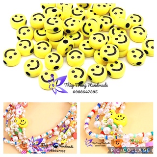 20 viên charm hình mặt cười làm đồ trang sức, thủ công handmade