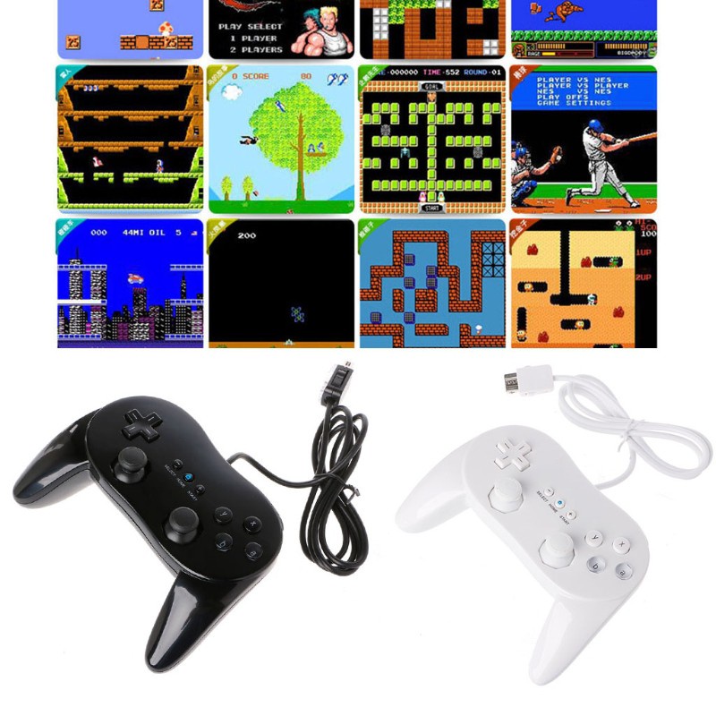 DOU Classic Wired Game Controller Gaming Remote Pro Gamepad Control For Wii