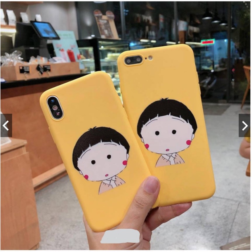 Ốp iphone dẻo MARUKO CHIBI cho 11/11pro/11promax/12 pro max/13 pro max/6/7/8/plus/splus/x/xs/xr/xsmax- a205