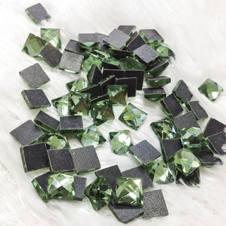 Đá vuông ủi áo dài váy đầm sticker xoàn nhiệt hong kong cao cấp nhiều màu size 8mm