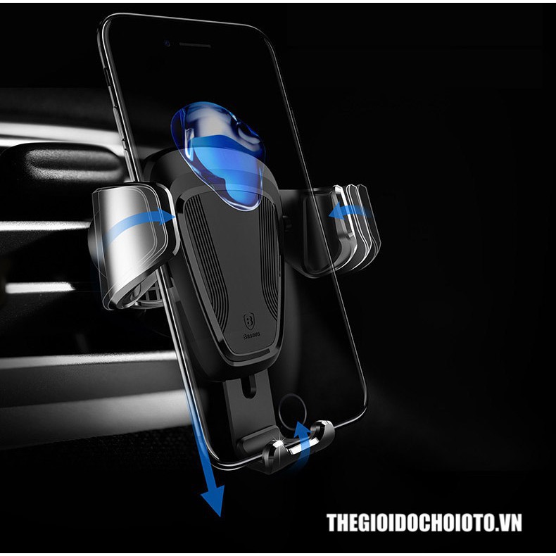 Kẹp điện thoại ô tôGiá kê điện thoại trên cửa gió ô tô - Baseus Gravity Car Mount