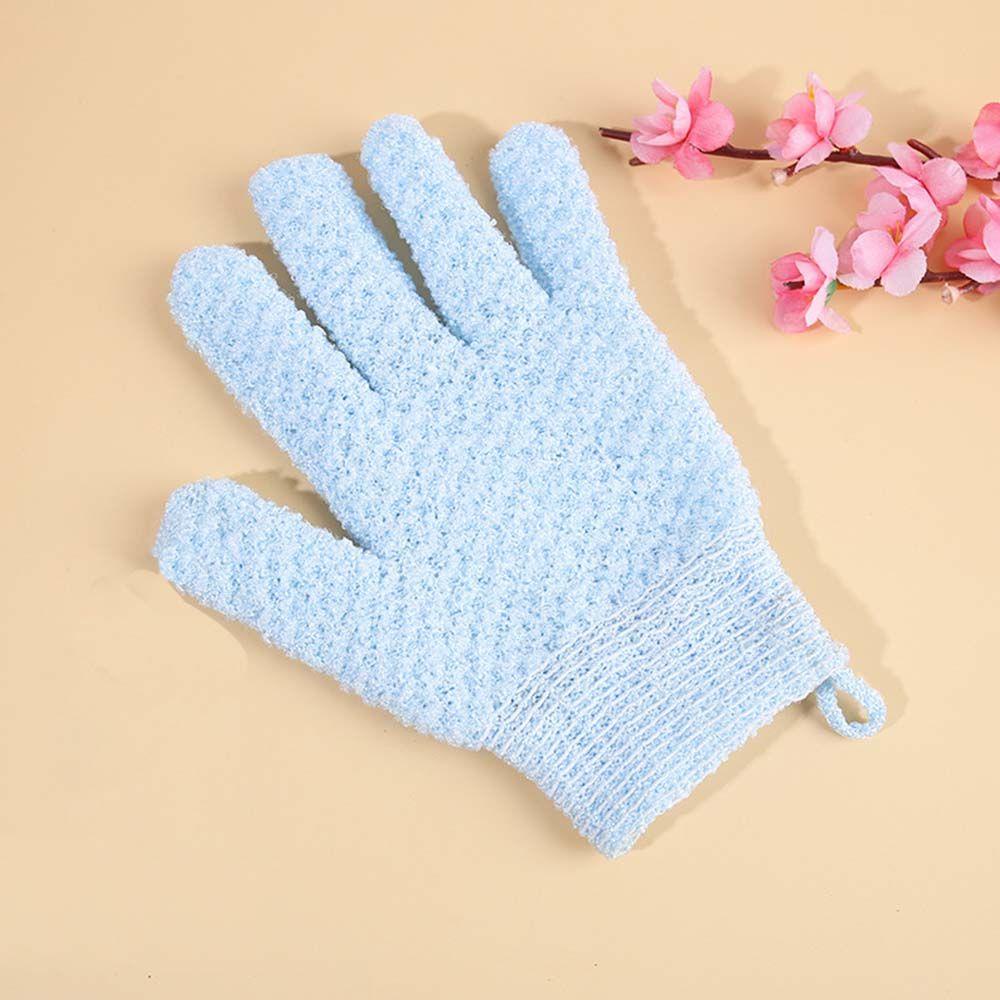 Găng tay đi tắm Năm Ngón Co Giãn Loại Bỏ Da Chết Phụ Kiện Phòng Tắm SPA