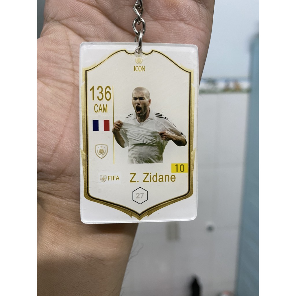 Móc Khóa Zidine Zidane ICON PHÁP