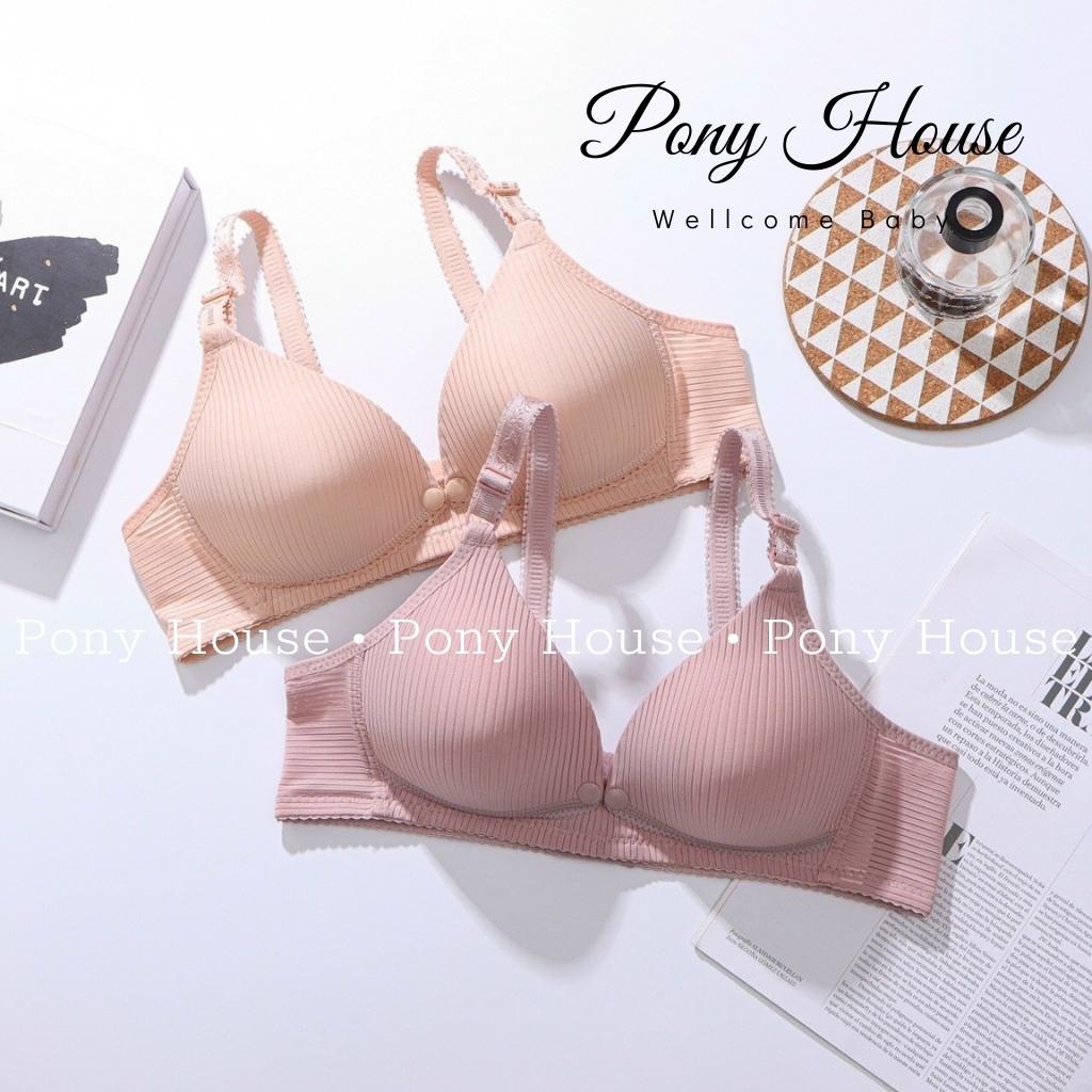Áo Lót Bầu Và Cho Con Bú Lụa Tăm Không Gọng Có Mở Cho Bé Bú Size 38-40-42