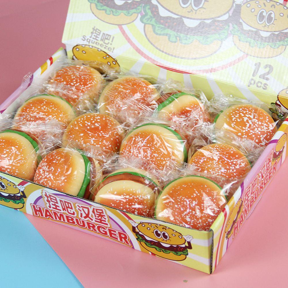 YIYU Đồ Chơi Nắn Bóp Đàn Hồi Giảm Stress Hình Hamburger