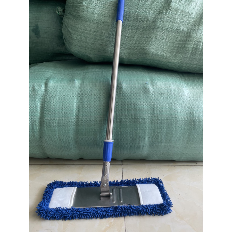 Cây lau nhà Microfiber  45cm- cán rút