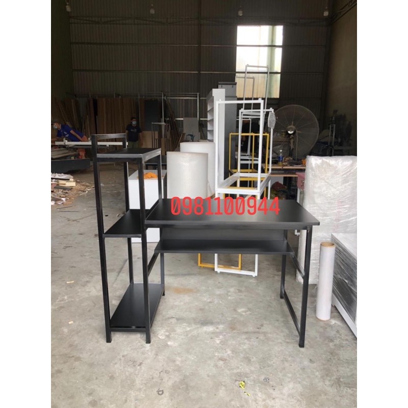 bàn kệ sách màu đen