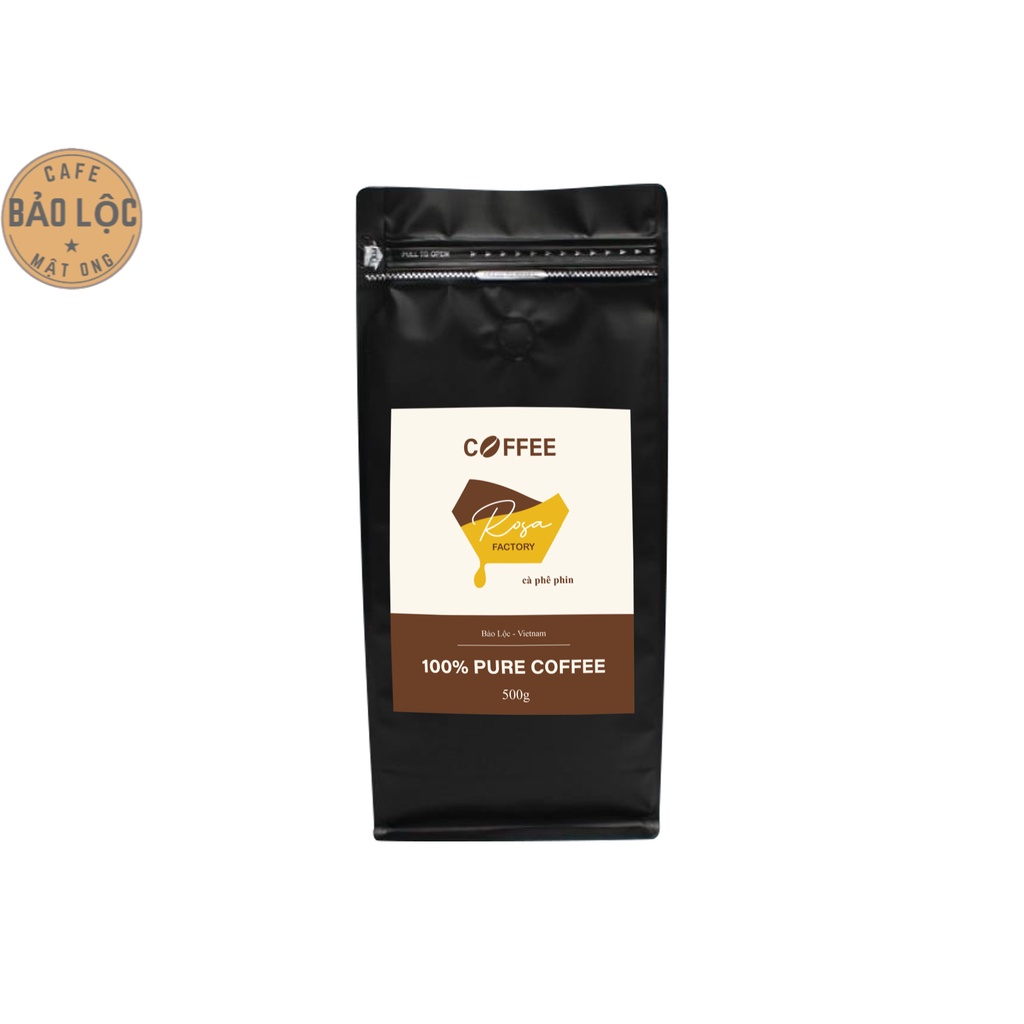 [GÓI 1 KG] Cà Phê Bột Robusta 100% nguyên chất rang mộc - đậm đắng chuẩn Việt - thơm ngon - hậu ngọt - Cafe Honey Mys