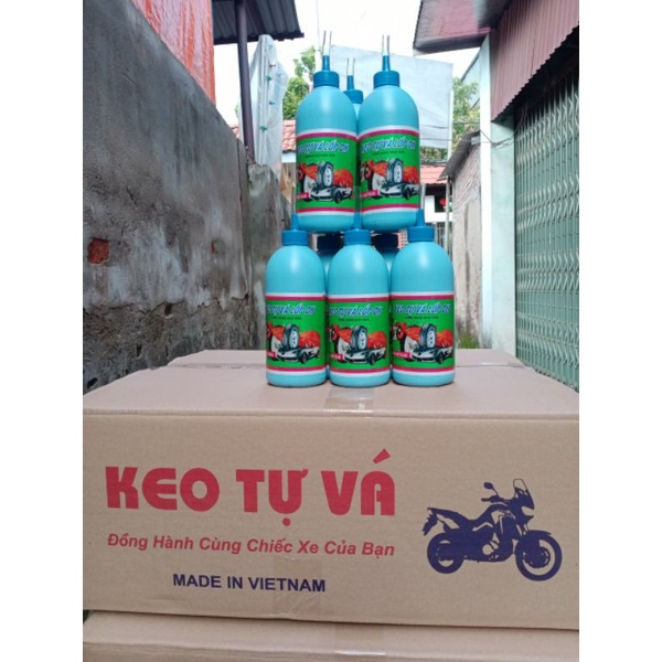Keo tự vá cho lốp không săm  và lốp có săm có tặng  kèm hạt  cao su non.