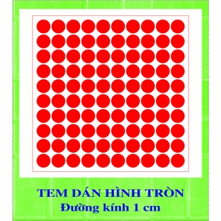 Tem tròn dán sản phẩm
