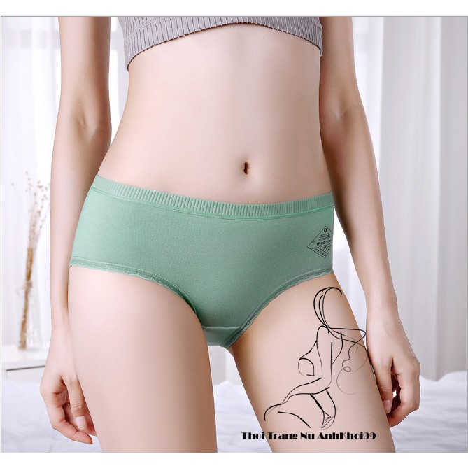 Quần lót nữ Chất Cotton Viền ren lưng Viền thun có chọn màu chọn size lớn QL05 | BigBuy360 - bigbuy360.vn