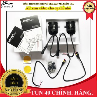 [CÓ VIDEO - CHÍNH HÃNG] 01 Chiếc Đèn trợ sáng TUN 40 TUN 40A chính. hãng Tun - Lắp cho mọi loại xe máy oto - Đèn xe Việt