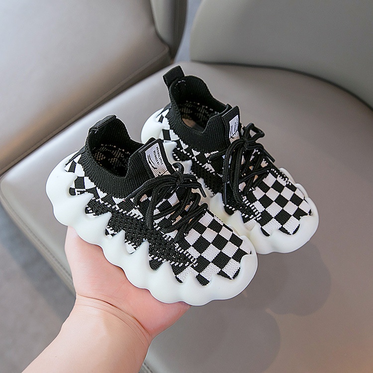Giày Thể Thao Phối Lưới Thoáng Khí Năng Động Thời Trang Cho Bé