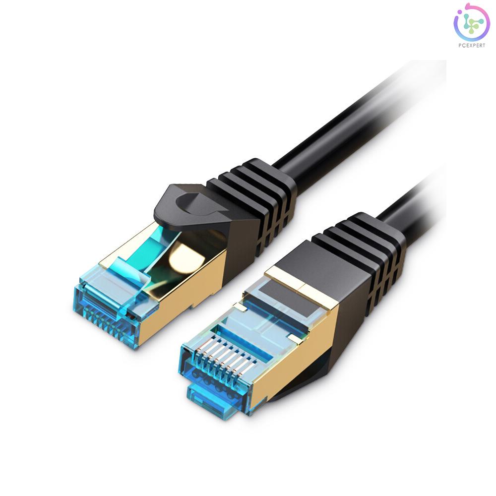 VENTION Cat 7 Ethernet Cable Gigabit Fast Speed Flat Network Cable RJ45 Dual Shielding Cable for Home Business 0.75M