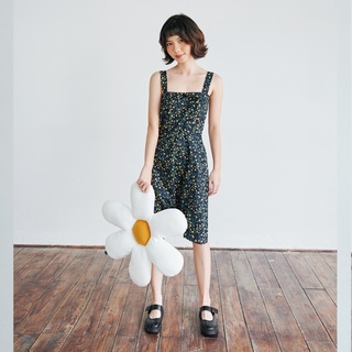 BLEUBIRD Váy hai dây thô hoa EMIKO DRESS