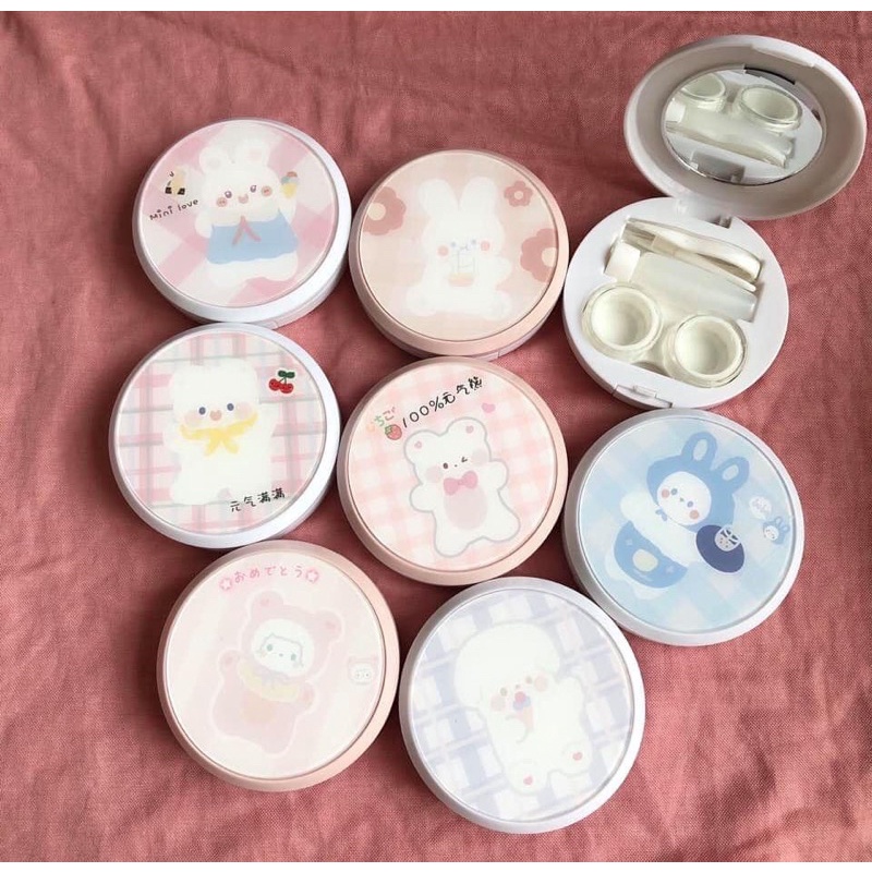 Khay gương dụng cụ 5 trong 1 🔥 CAO CẤP 🔥 khay gương đựng Lens siêu xinh, vừa tiện lợi, vừa hợp vệ sinh