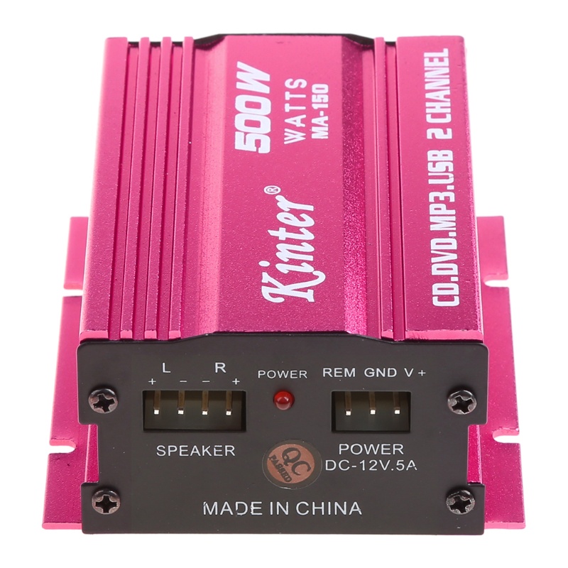 Bộ Khuếch Đại Âm Thanh Hi-Fi 36W 2 Kênh Chuyên Dụng Cho Xe Hơi Xe Máy