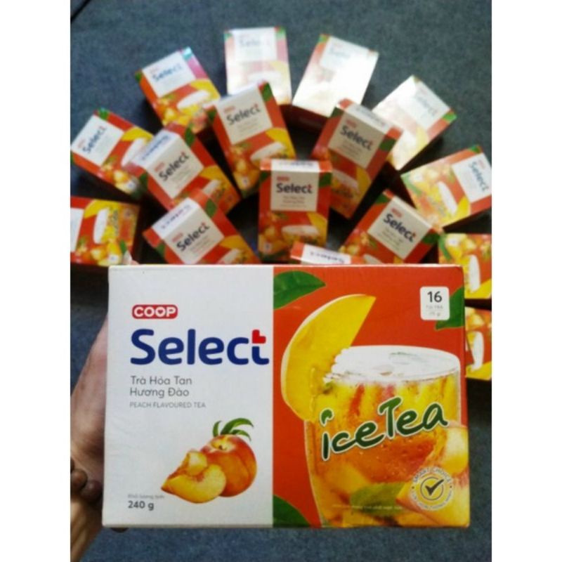 TRÀ HÒA TAN COOP SELECT HƯƠNG ĐÀO GIẢI NHIỆT SIÊU NGON 🌟