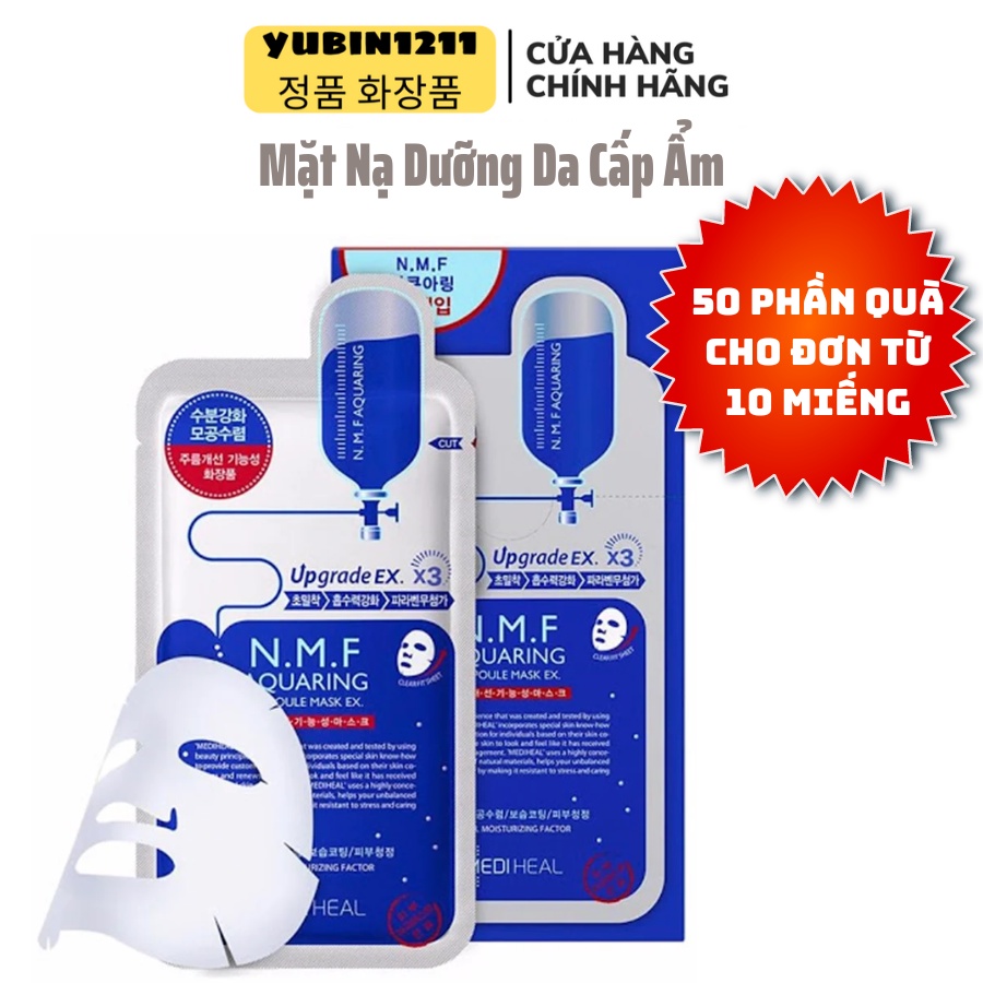 Mặt Nạ Mediheal NMF Aquaring Ampoule Mask 27ml Cấp Ẩm Dưỡng Da- #TẶNG QUÀ TỪ 10 MIẾNG