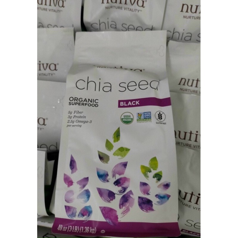 Hạt Chia Đen của Mỹ bịch 1.36kg